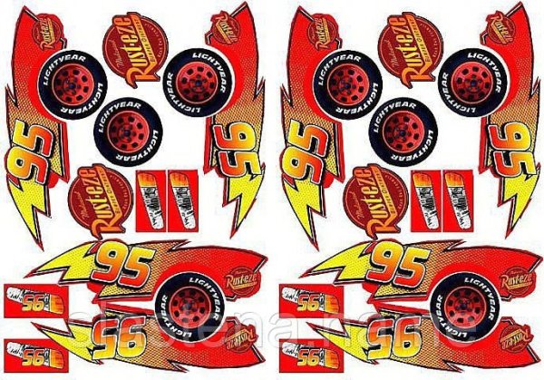 Молния Маккуин фары