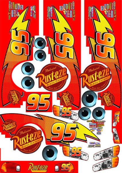 Молния Маквин 95 молния