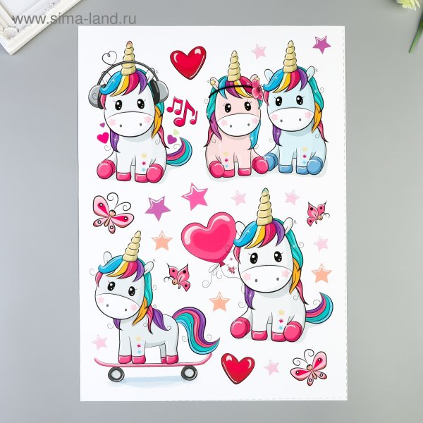 Наклейка Единорог