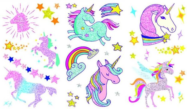 Единорожки для скрапбукинга