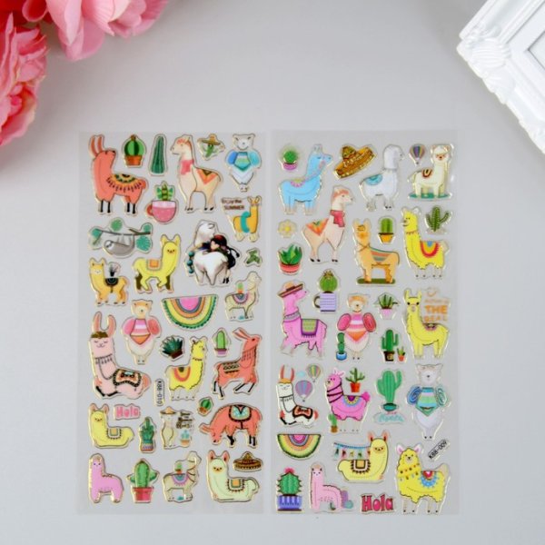 Наклейка "оценки. Ламы" 0200907