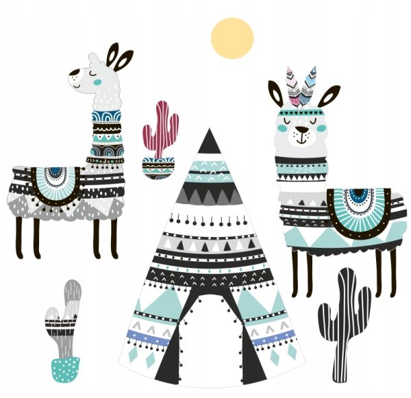 Стикеры ВКОНТАКТЕ лама Молли