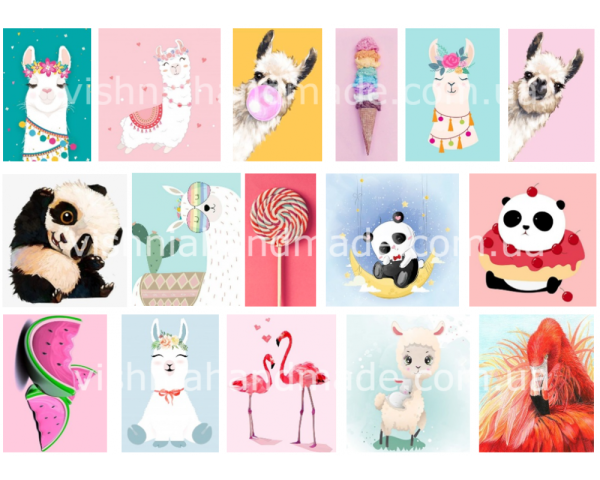 Картинки для наклеек ламы