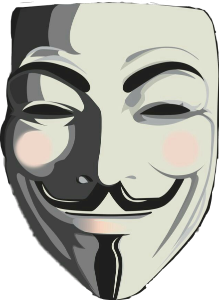 Белая маска Анонимуса