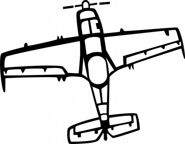 Наклейка истребитель