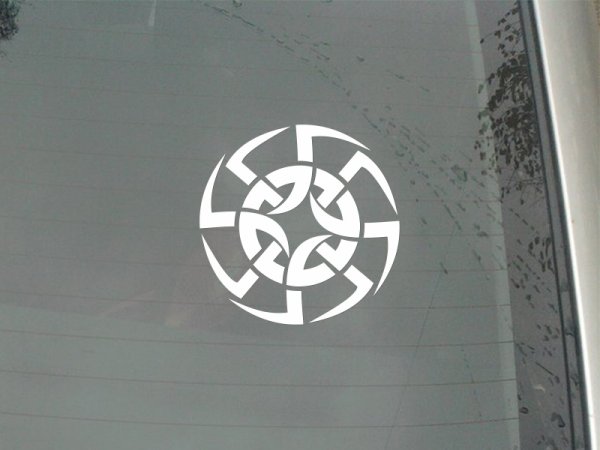 Коловрат наклейка на машину