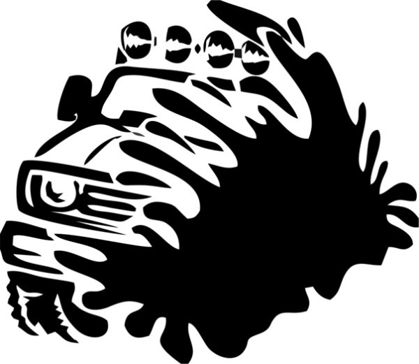 Наклейки на авто внедорожны