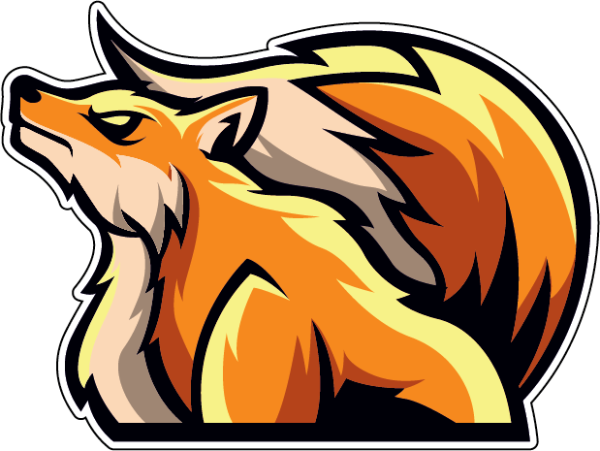 Наклейка - Лисичка