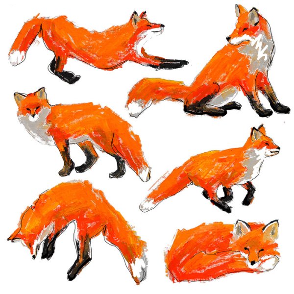 Лисенок Паппи Стикеры