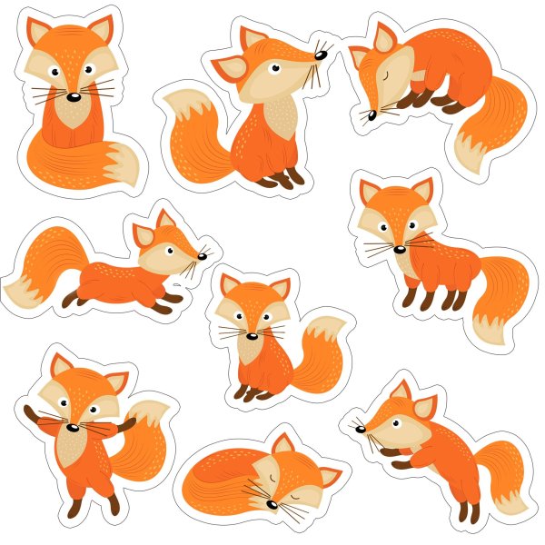 Лисичка Паппи Стикеры
