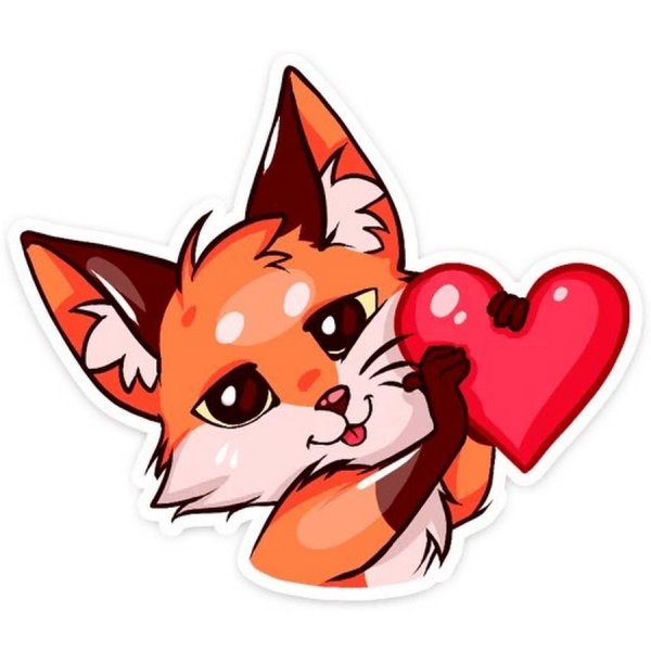 Стикеры Лисенок