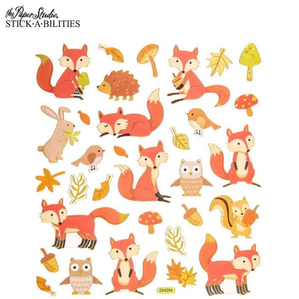 Лисичка Паппи Стикеры