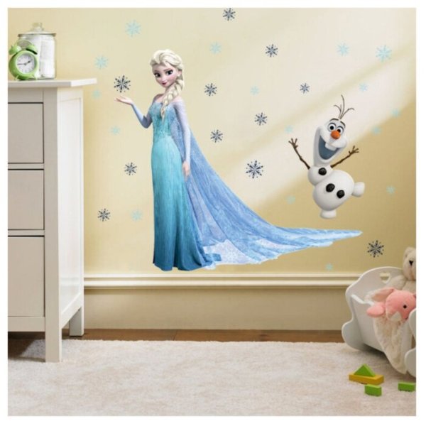 Эльза наклейки на стену