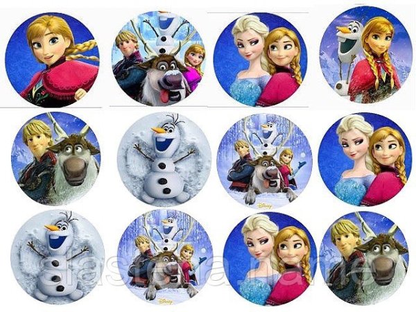 Наклейки Frozen Эльза