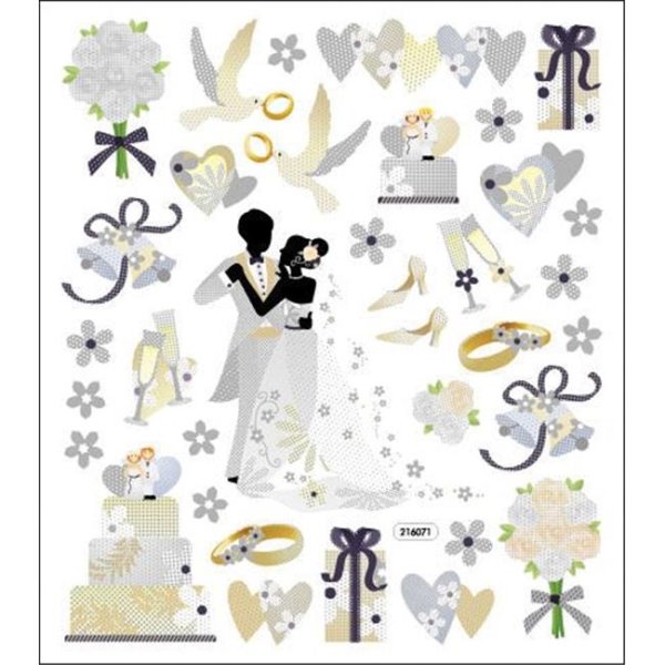 Свадебные Стикеры наклейки