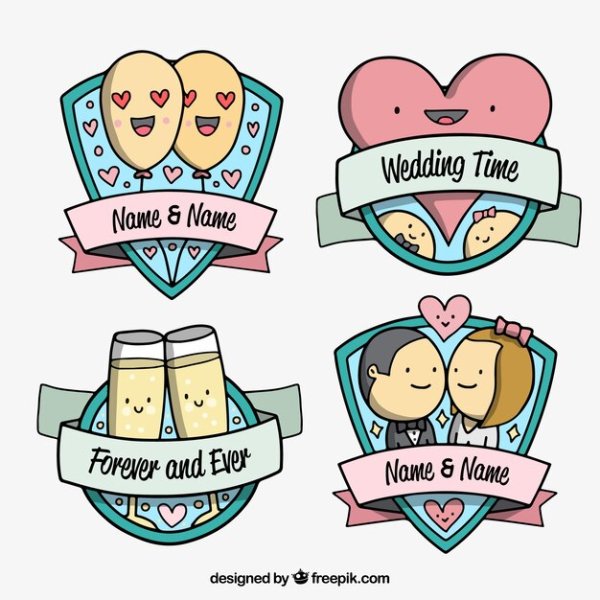 Стикеры свадьба
