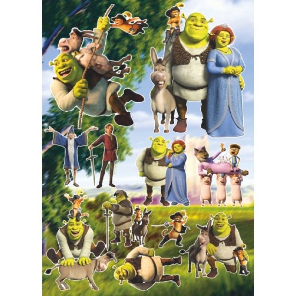 Наклейки Шрек