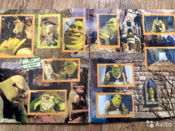 Стикеры Шрек