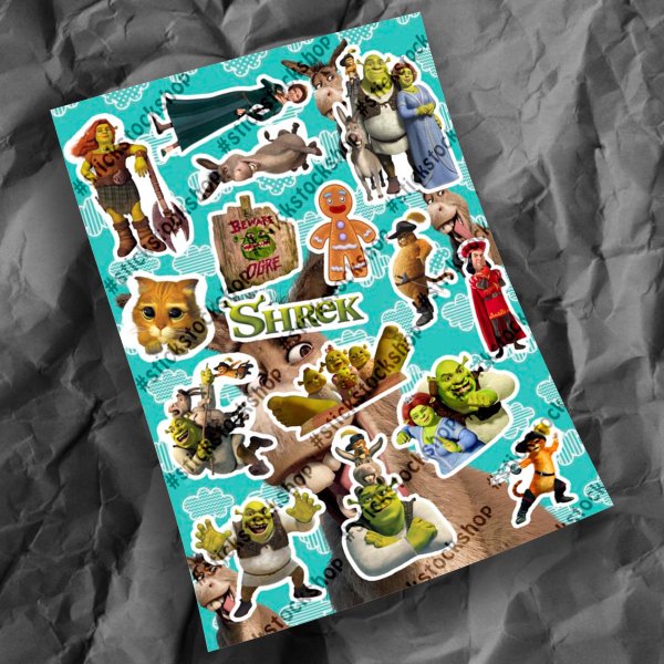 Альбом для наклеек Шрек