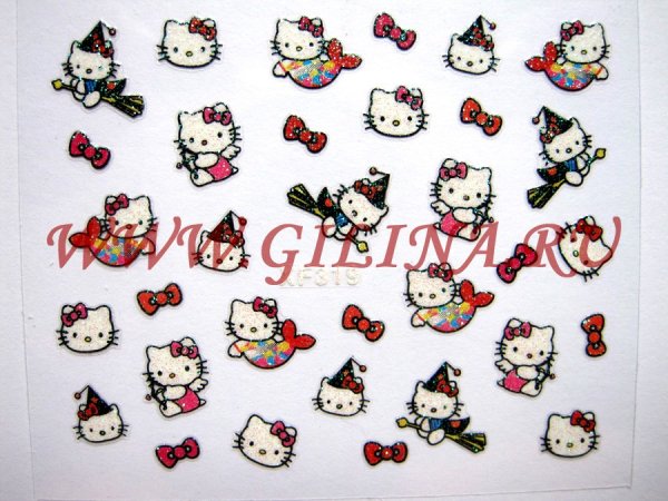 Кити Хелло Китти наклейки