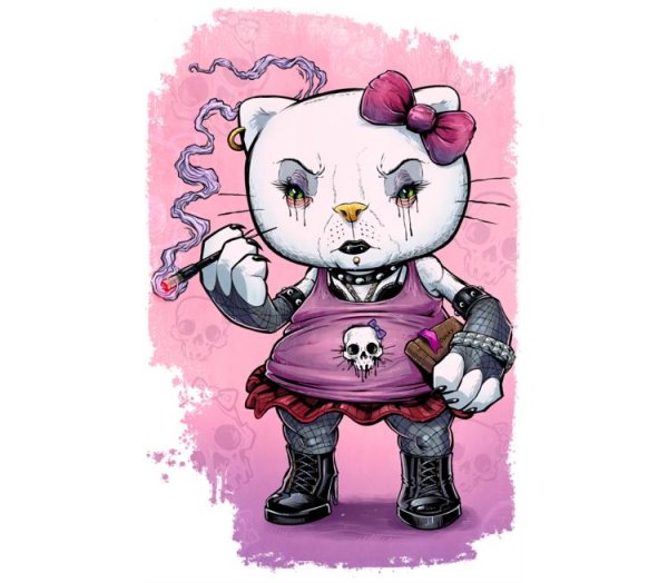 Наклейки hello Kitty