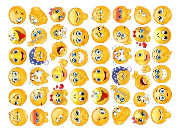 Наклейки - смайлики