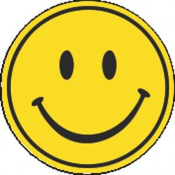 Наклейка на машину смайлик