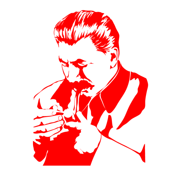 Стикер Сталин с сердечком