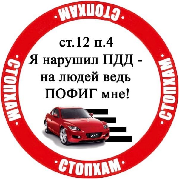 Активисты движения СТОПХАМ