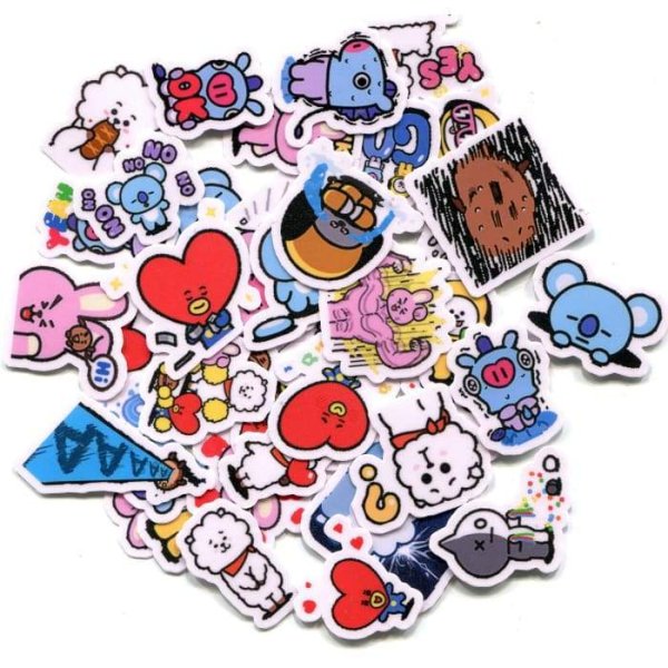 Bt21 наклейки