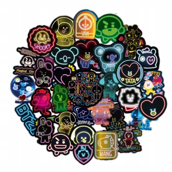 Bt21 Стикеры RJ