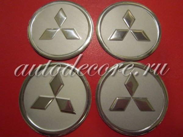 Наклейка на диск Mitsubishi 54мм