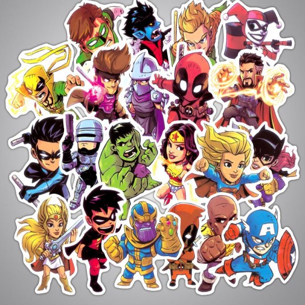 Стикеры Супергерои