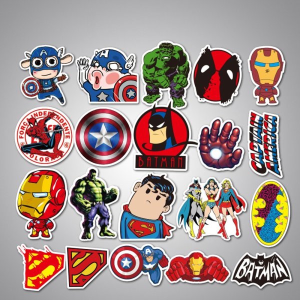 Стикеры наклейки Марвел