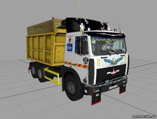 Наклейки на МАЗ 5516