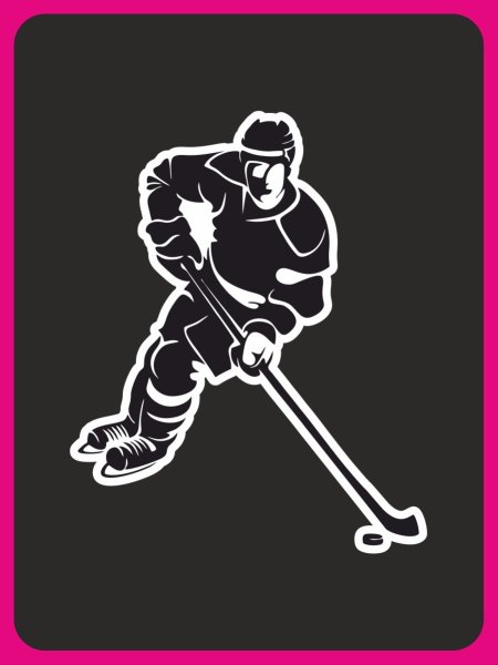Хоккеист из мультика