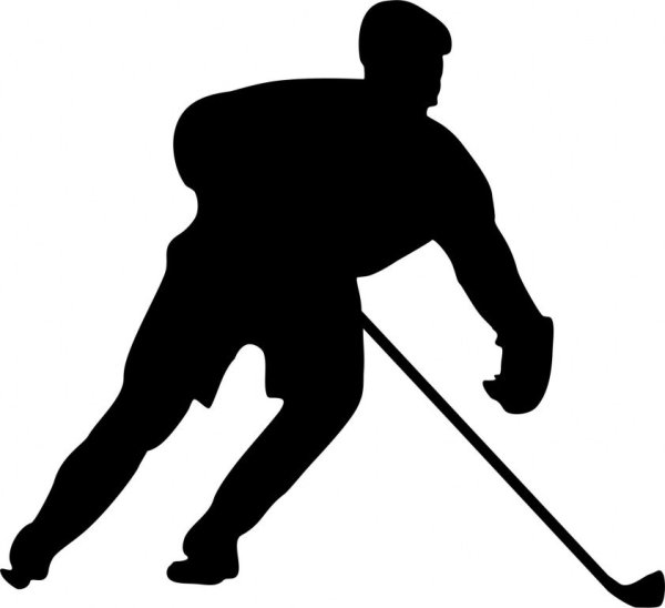 Наклейка на авто "хоккеисты"