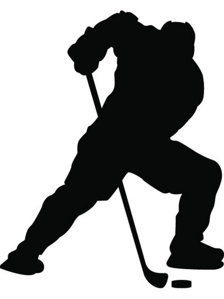 Трафарет хоккей