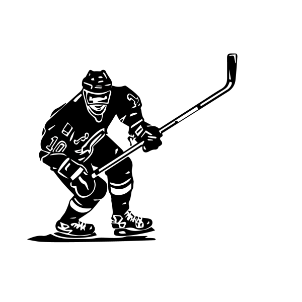 Наклейка на авто "хоккеисты"