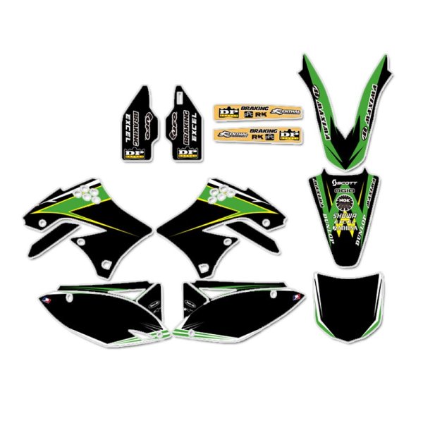 Наклейки на мото Кавасаки ниндзя