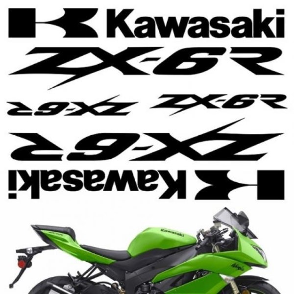 Наклейки для мото Кавасаки zx6r