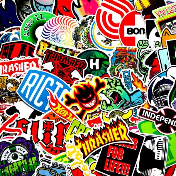 Наклейки брендов