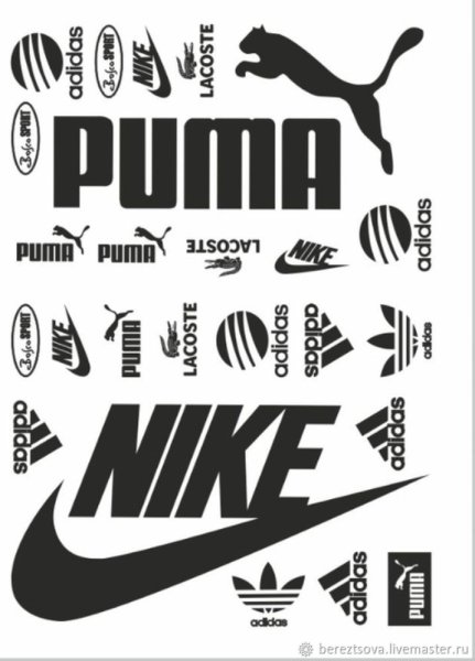 Стикеры брендов
