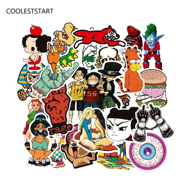 Наклейки покрытые смолой