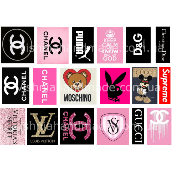 Наклейки фирменные вектор