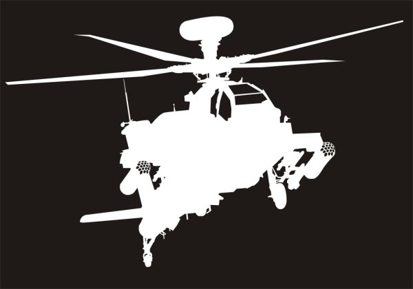 Наклейка вертолет ми-8 на машину