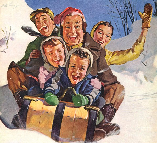 Советские новогодние плакаты