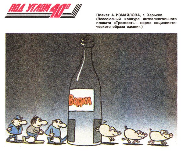 Советские алкогольные плакаты