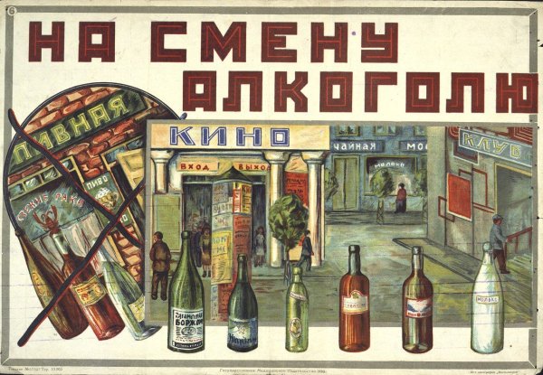 Советские плакаты про алкоголь