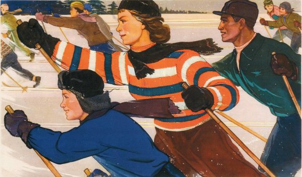 Дейнека лыжники 1931